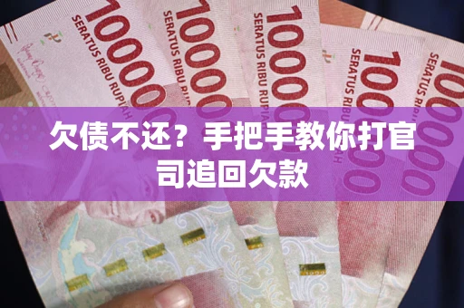 武汉欠债不还？手把手教你打官司追回欠款