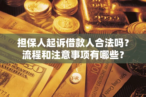 武汉担保人起诉借款人合法吗？流程和注意事项有哪些？