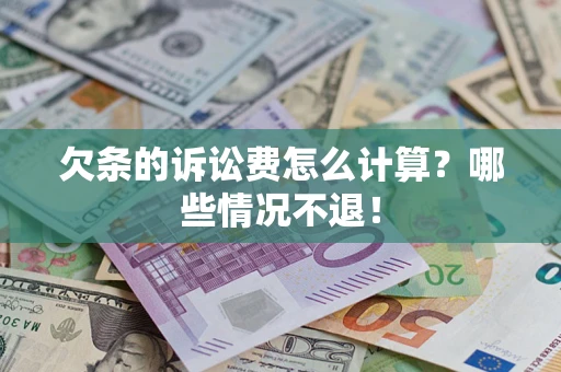 武汉欠条的诉讼费怎么计算?哪些情况不退! 武汉欠条的诉讼费怎么计算?哪些情况不退!