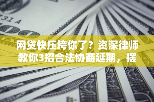 武汉网贷快压垮你了？资深律师教你3招合法协商延期，摆脱暴力催收！