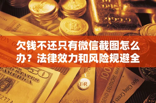 武汉欠钱不还只有微信截图怎么办？法律效力和风险规避全解析