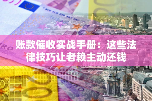 武汉账款催收实战手册：这些法律技巧让老赖主动还钱