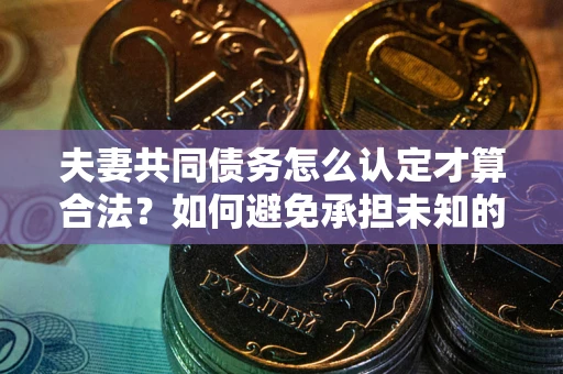 武汉夫妻共同债务怎么认定才算合法？如何避免承担未知的债务风险？
