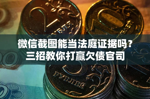 武汉微信截图能当法庭证据吗？三招教你打赢欠债官司